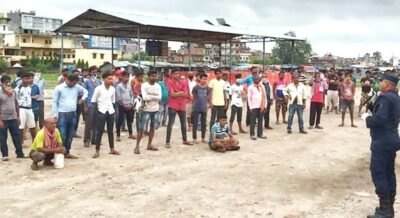 भक्तपुरमा मास्क नलगाई हिँड्ने ४८ जना पक्राउ