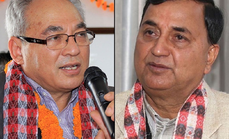 Ram-bahadur-thapa-badal-and-ishwor-pokhrel-candles khabar