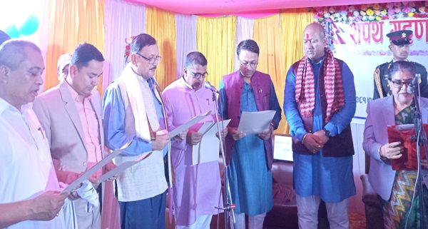 मधेस प्रदेशमा १४ सदस्यीय मन्त्रिमण्डल गठन