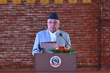 सञ्चार जगत् संविधान प्रदत्त अधिकारको पूर्ण प्रयोग र रक्षार्थ निर्भयपूर्वक लागिरहनेछ : राष्ट्रपति पौडेल
