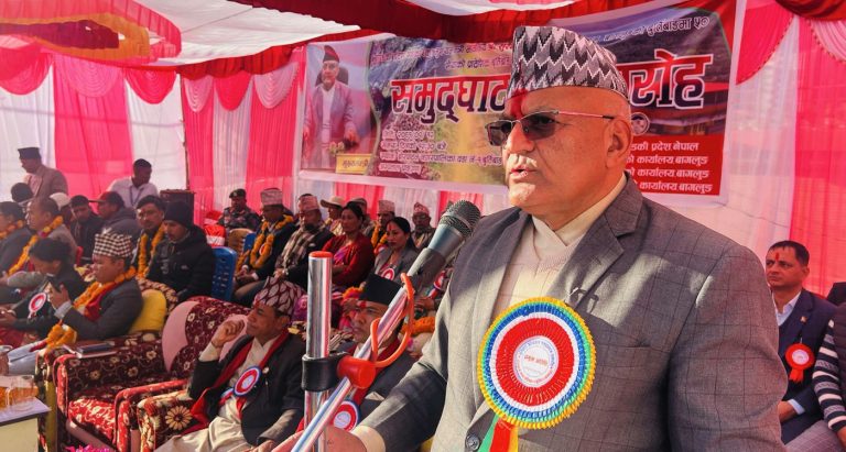 स्वास्थ्य क्षेत्रलाई पहिलो प्रथामिकतामा राखी काम गरिरहेका छौँः मुख्यमन्त्री पाण्डे