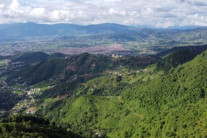 काठमाडौँ उपत्यकाको बस्ती र हरियाली